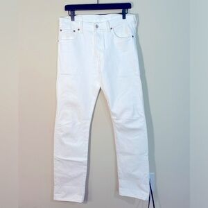 Levi’s 501 Vintage 2015 30x32 Classic Fit White Denim Jeans